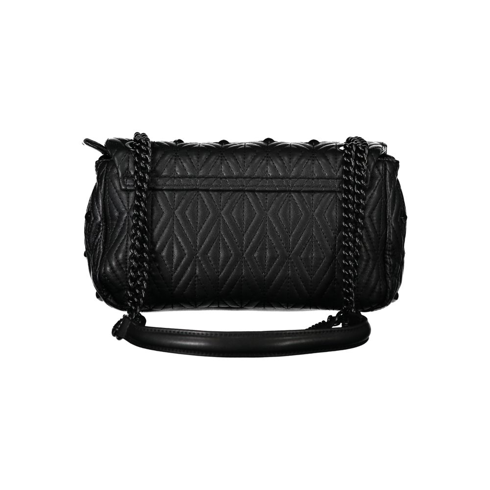 Mario Valentino Nero Poliuretano Woman Shoulder Bag