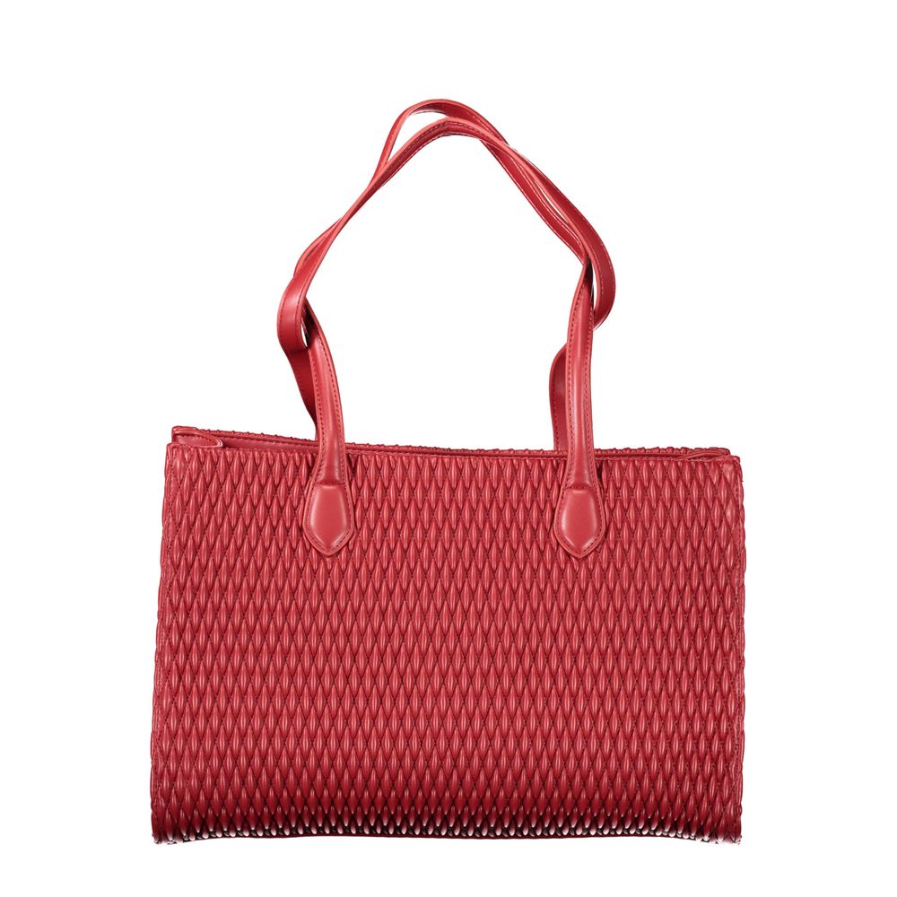 Mario Valentino Red Polyurethane Women Shoulder Bag