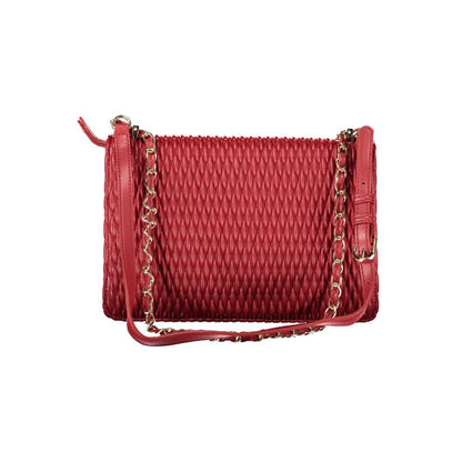 Mario Valentino Rosso Poliuretano Women Shoulder Bag