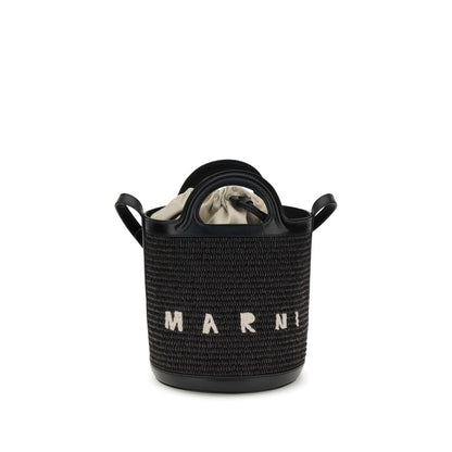 Marni Black Cotton Backet Bag Marni