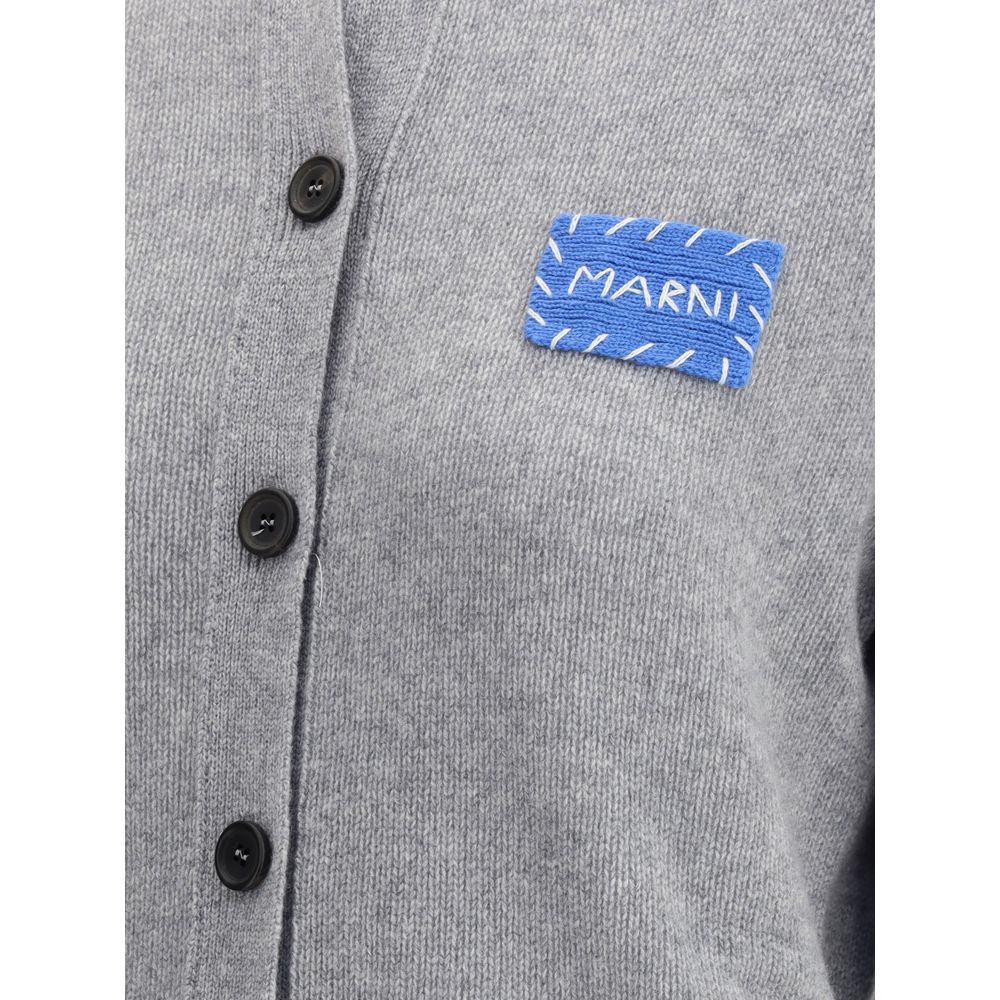 Marni Gray Cashmere Cardigan Marni