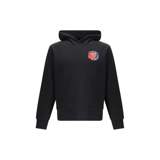 Moncler Black Cotton Sweatshirt Moncler