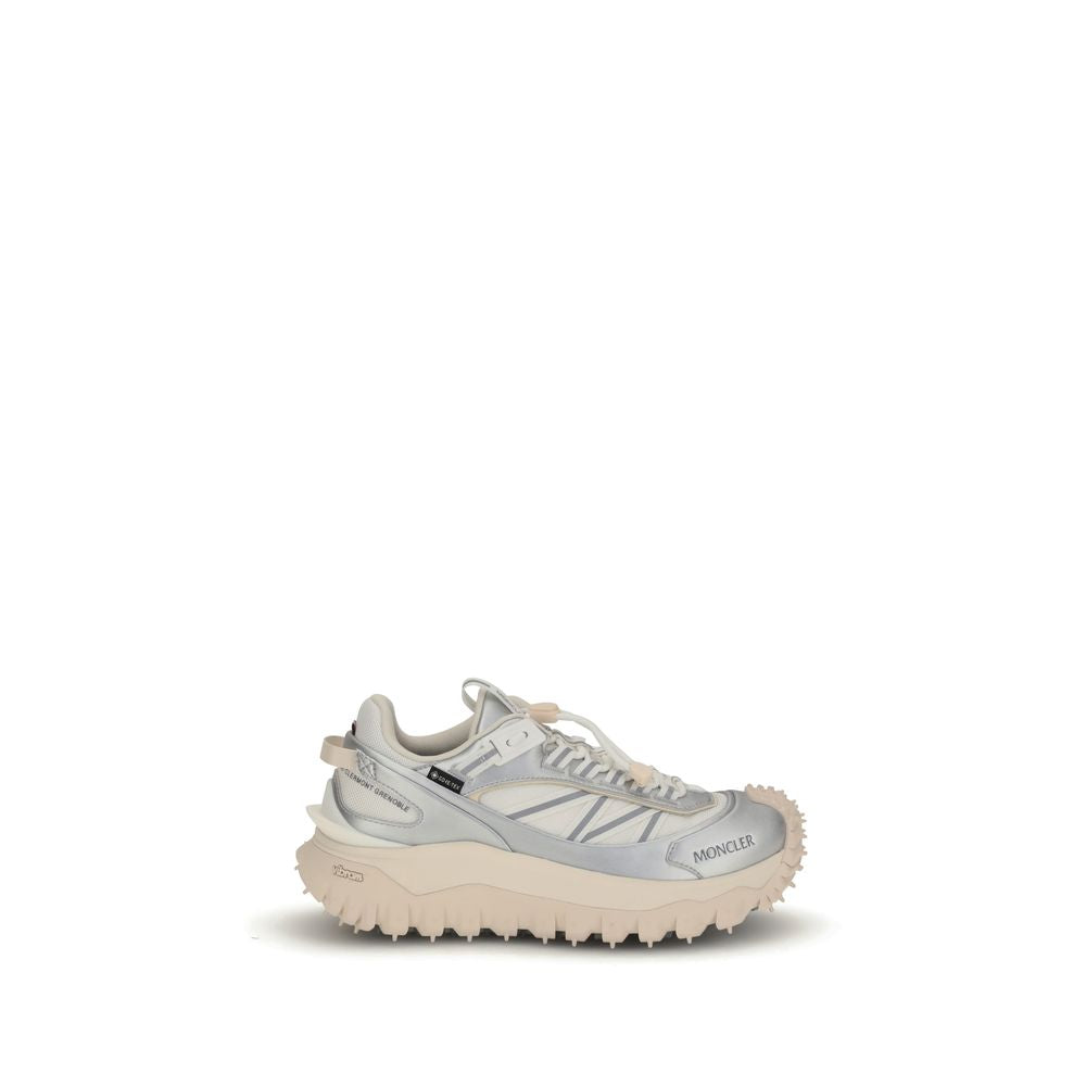 Moncler Cream Calf Leather Bos Taurus Athletic Sneakers Moncler