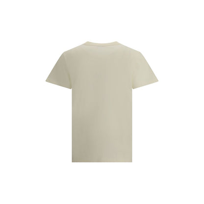 Moncler Cream Cotton T-Shirt Moncler