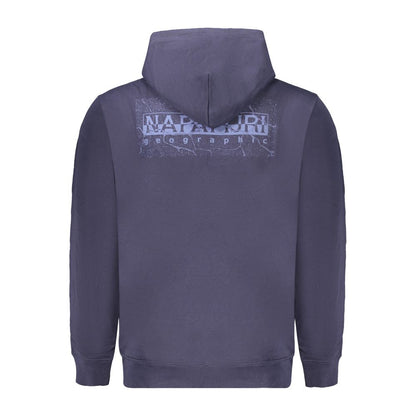 Napapijri Blue Cotton Men Sweater Napapijri