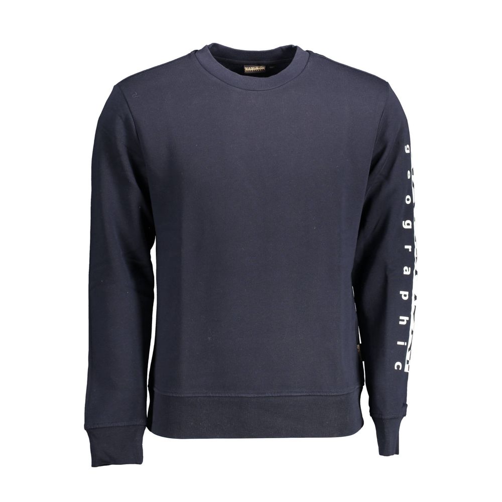 Napapijri Blue Cotton Men's Sweatshirt