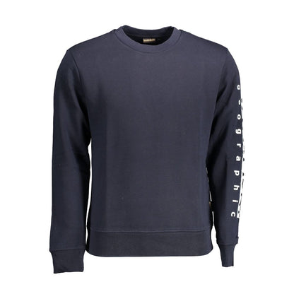 Napapijri Blue Cotton Men's Sweatshirt Napapijri