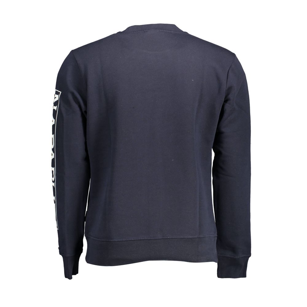 Napapijri Blue Cotton Men's Sweatshirt Napapijri