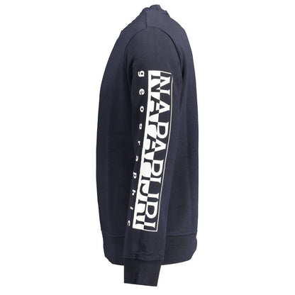Napapijri Blue Cotton Men's Sweatshirt Napapijri