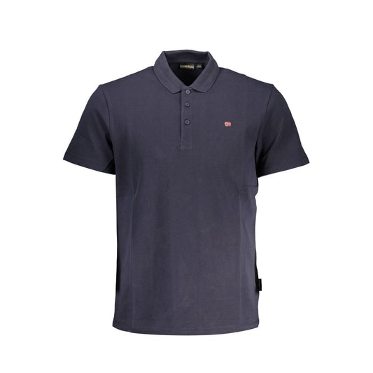 Napapijri Blue Cotton Polo Shirt