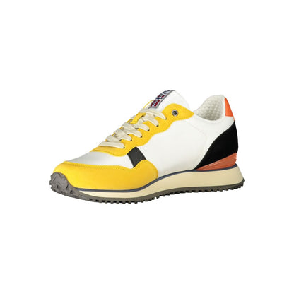 Napapijri Yellow Polyurethane Men Sneaker