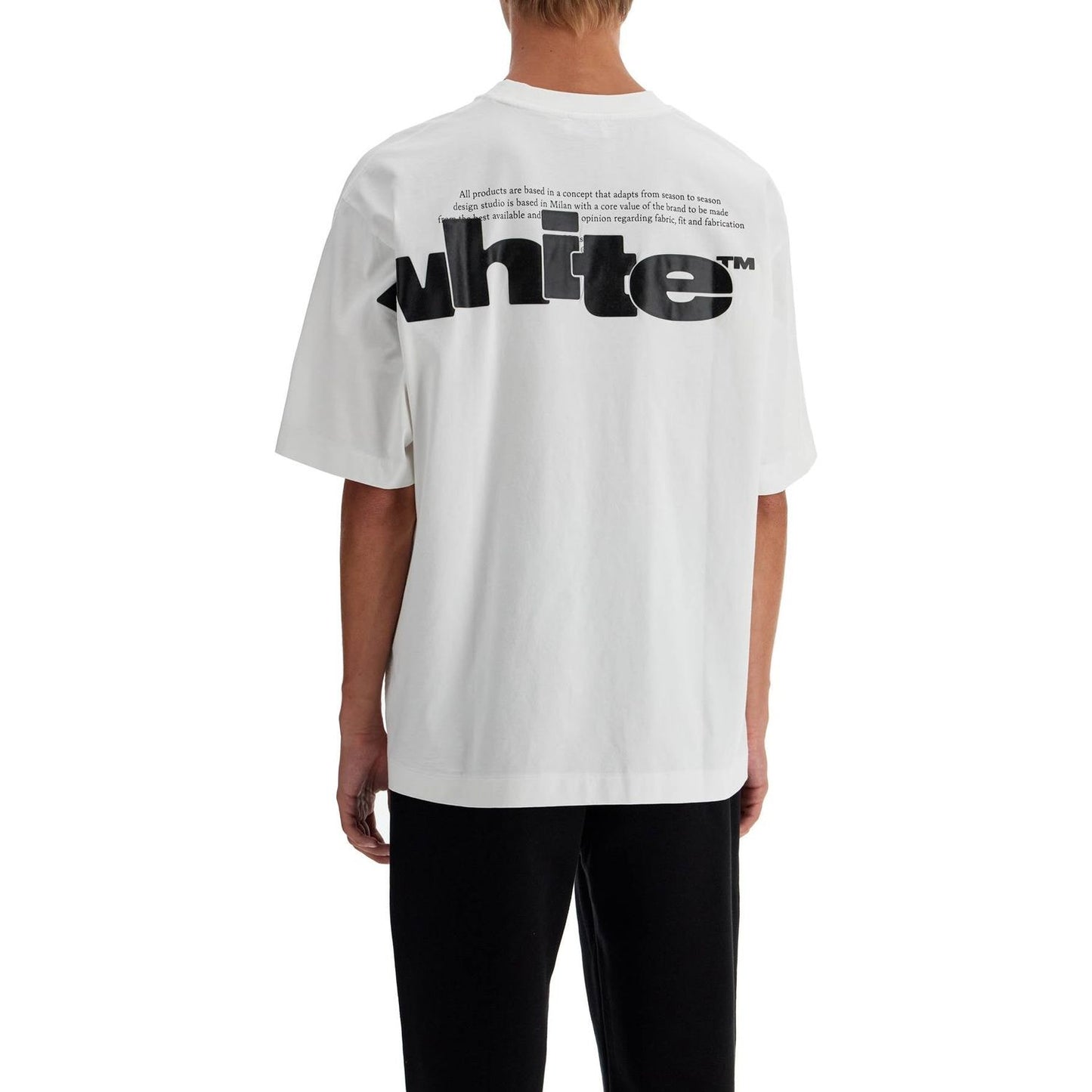 Off-White oversized cotton T-shirt Topwear Off-White