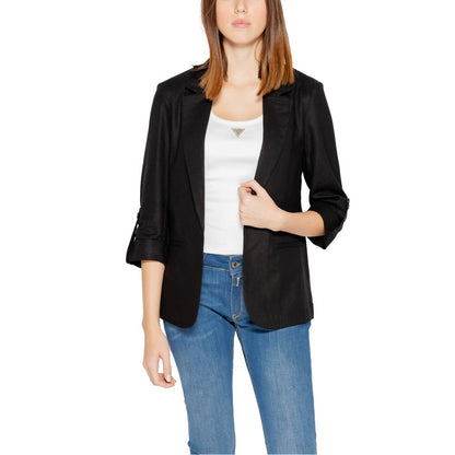 Only Black Linen Blazer