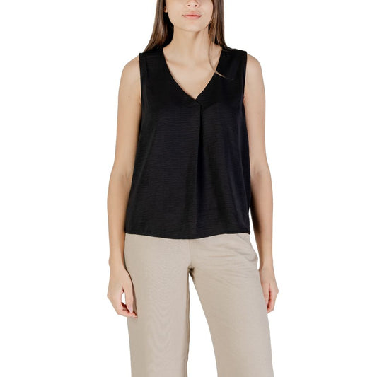 Only Black Recycled Polyester Tank Top Only