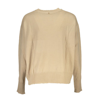 Patrizia Pepe Beige Tessuto Womens Sweater