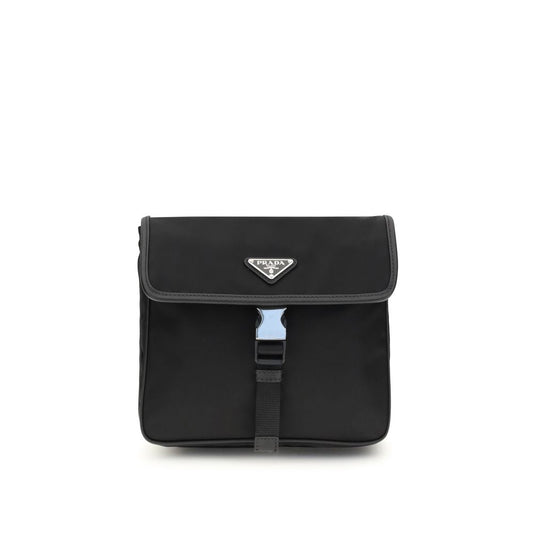Prada Black Recycled Polyamide Shoulder Bag Prada