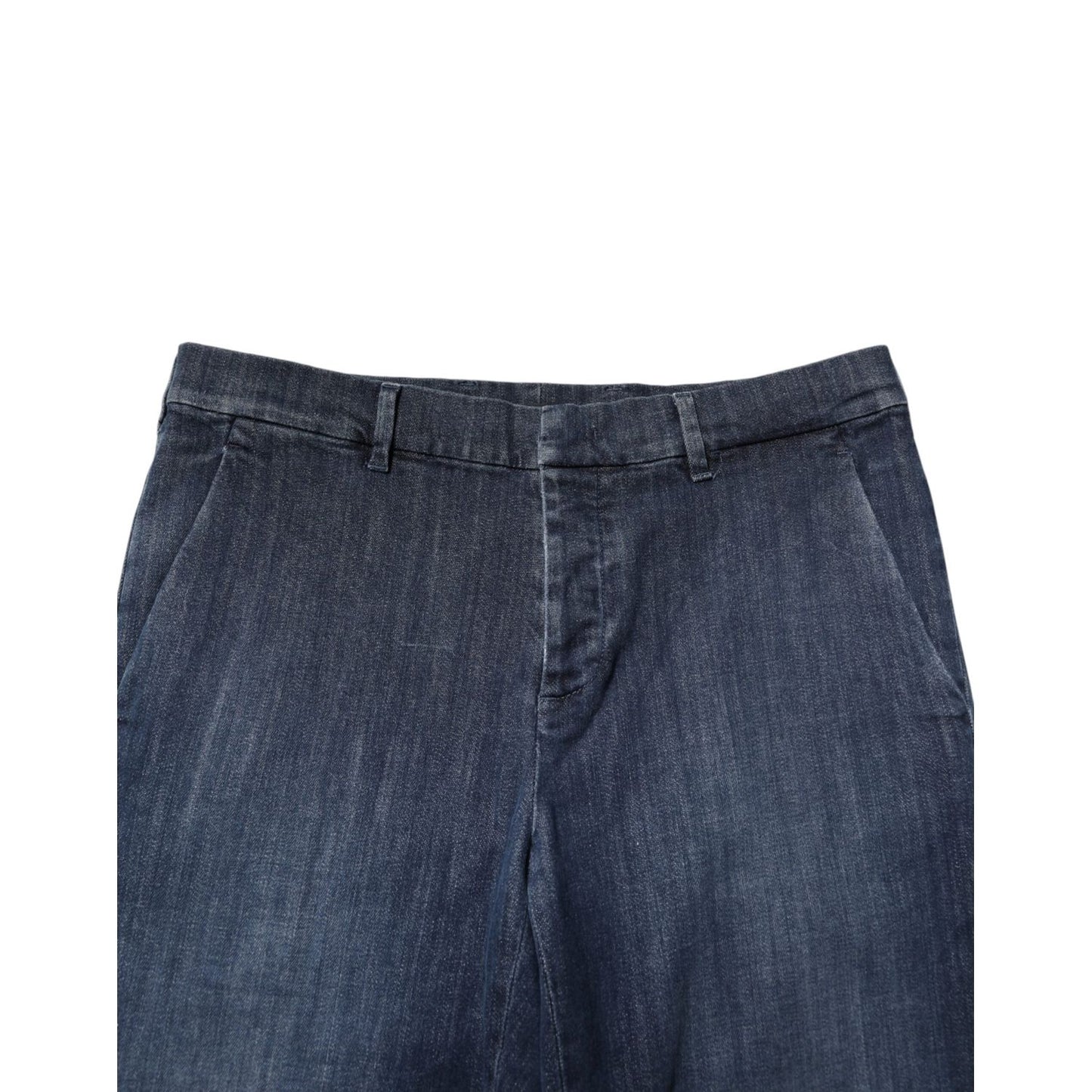 Prada Dark Blue Mid Waist Skinny Fit Men Denim Trouser Jeans Prada