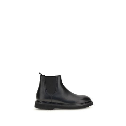 Premiata Black Calf Leather Bos Taurus Chelsea Boots Premiata