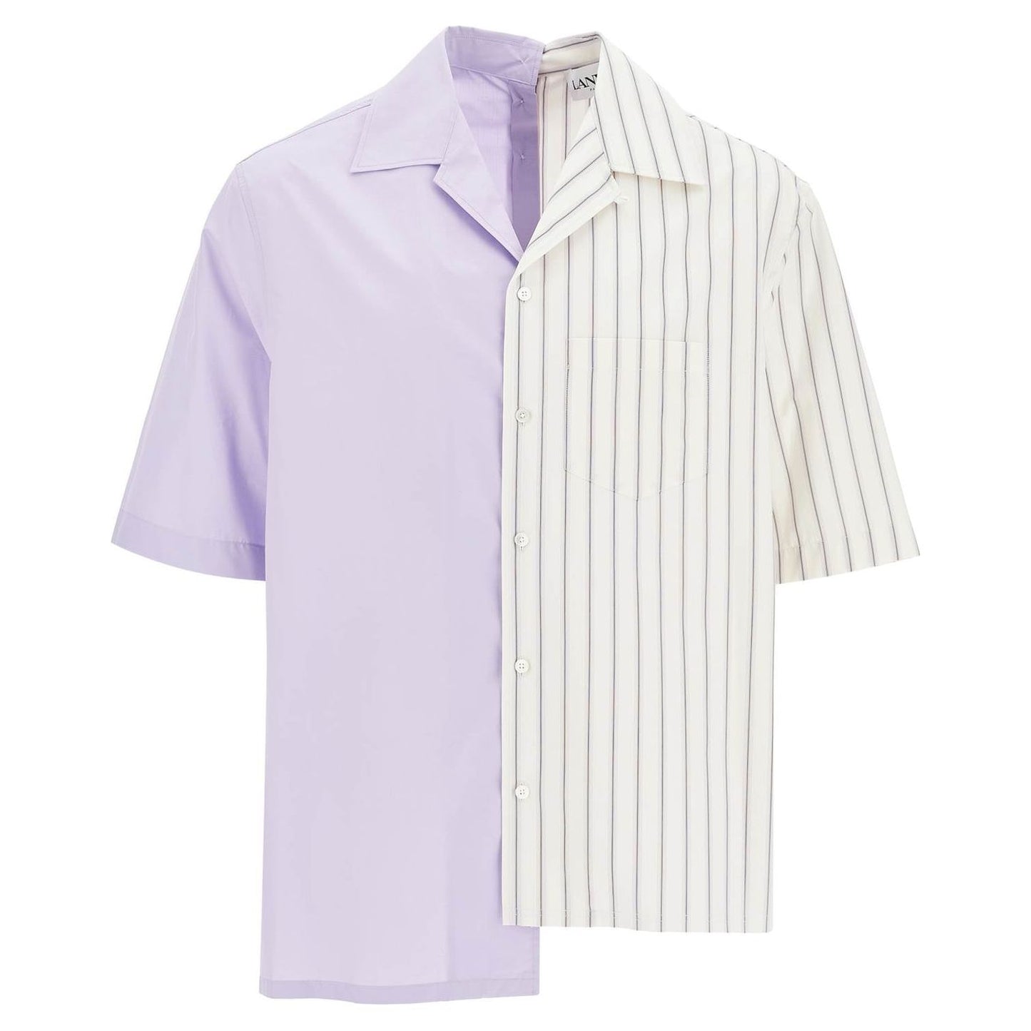 Lanvin asymmetric bowling shirt with Shirts Lanvin