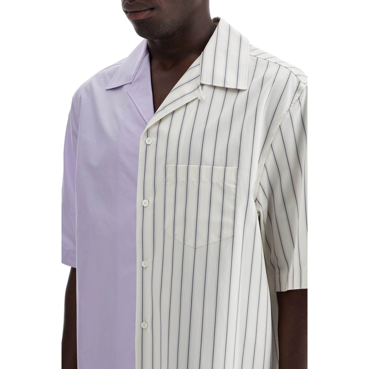 Lanvin asymmetric bowling shirt with Shirts Lanvin