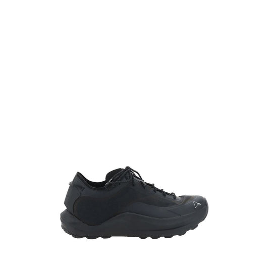 ROA Black Rubber Athletic Sneakers ROA