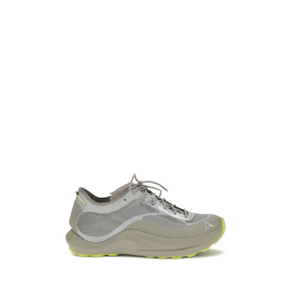 ROA Gray Polyester Athletic Sneakers ROA