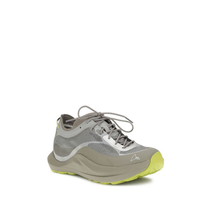 ROA Gray Polyester Athletic Sneakers ROA