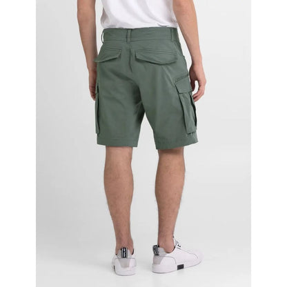 Replay Bicolor Cotton Bermuda Shorts