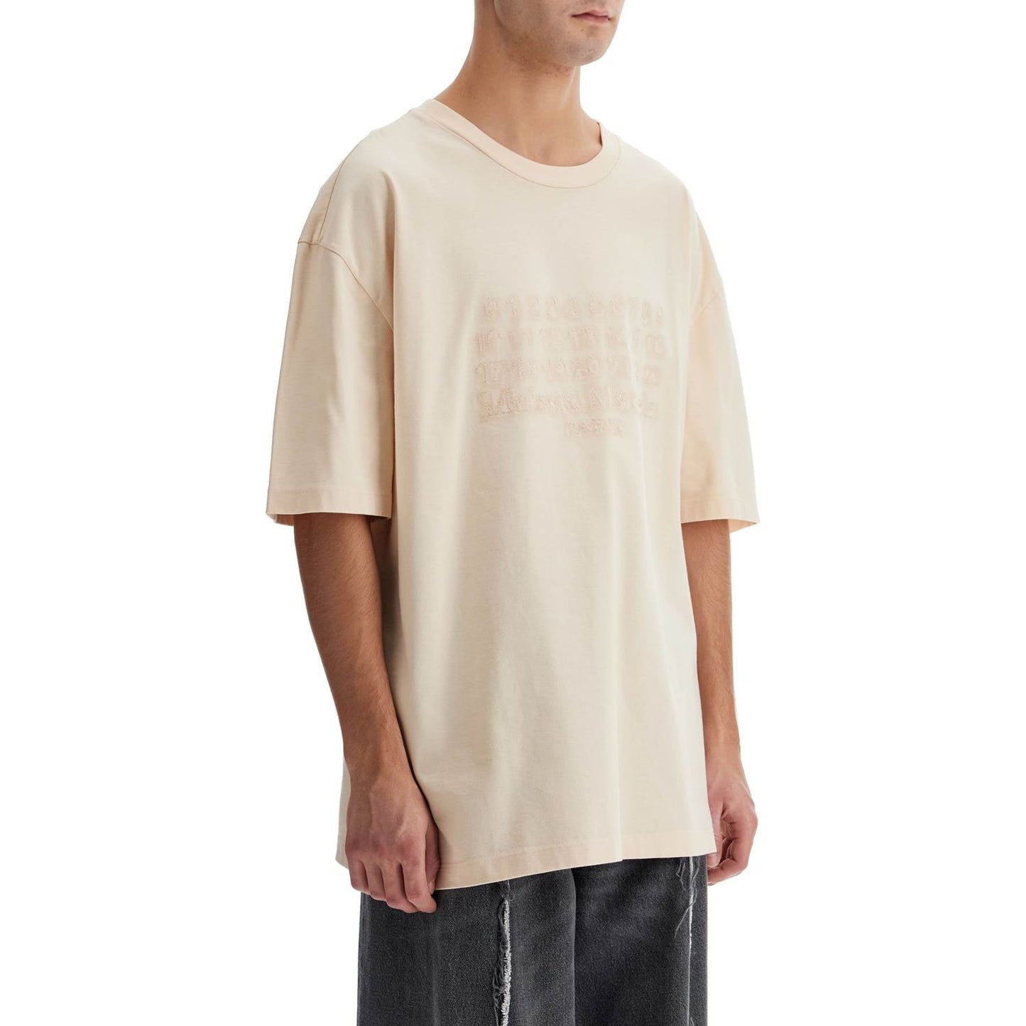 Maison Margiela embroidered numeric logo t-shirt Topwear Maison Margiela