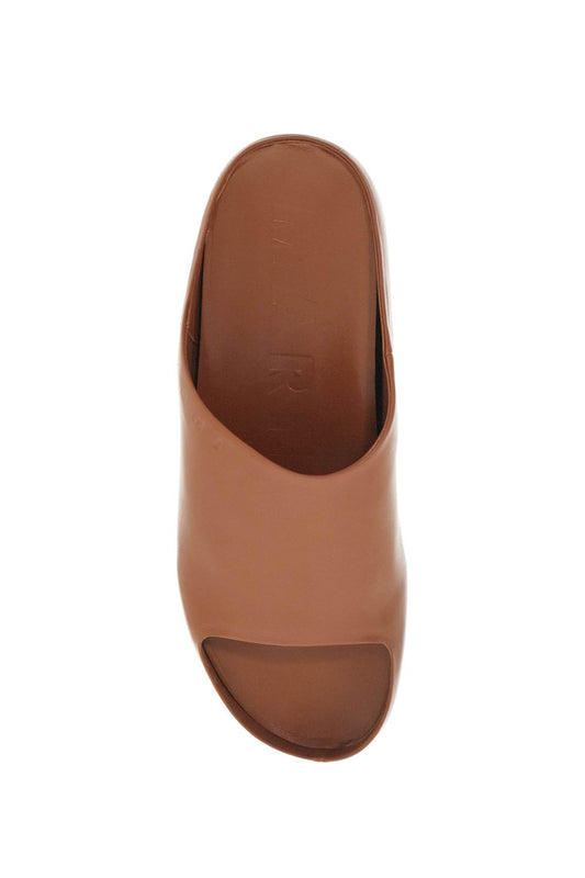 Marni chunky clog sabot in nappa leather Mules Marni