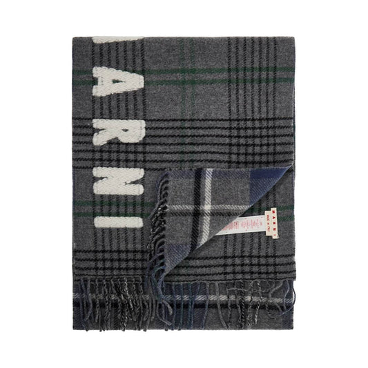 Marni double check wool scarf in 8 Scarves Hats & Gloves Marni