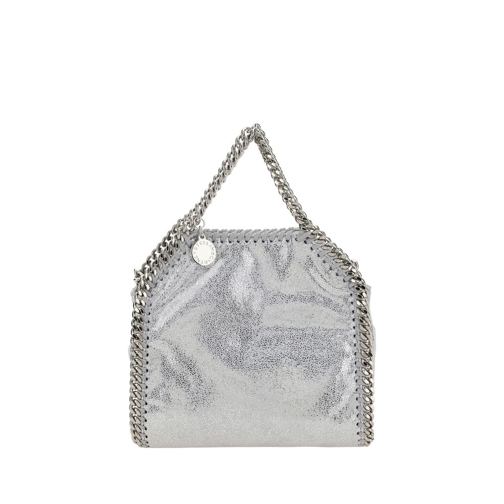 Stella McCartney Silver Tiny Shaggy Tote Shoulder Bag