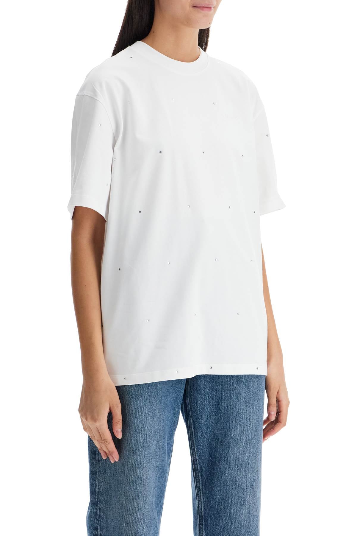 Ganni t-shirt with  rhinestone