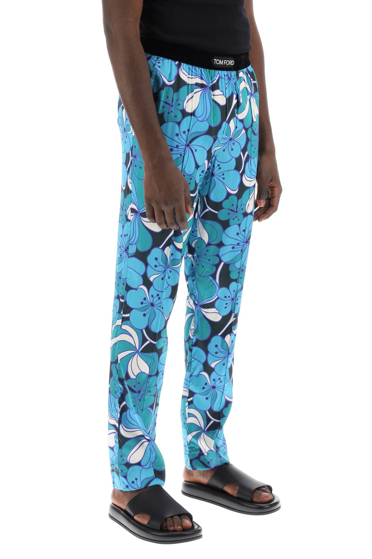 Tom Ford pajama pants in floral silk Beachwear & underwear Tom Ford