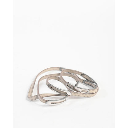 Tod's Beige Leather Bracelet