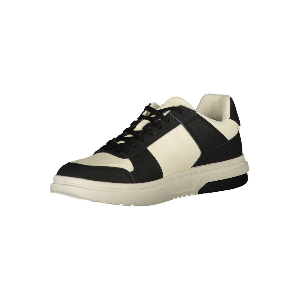 Tommy Hilfiger Black Polyester Men's Sneaker