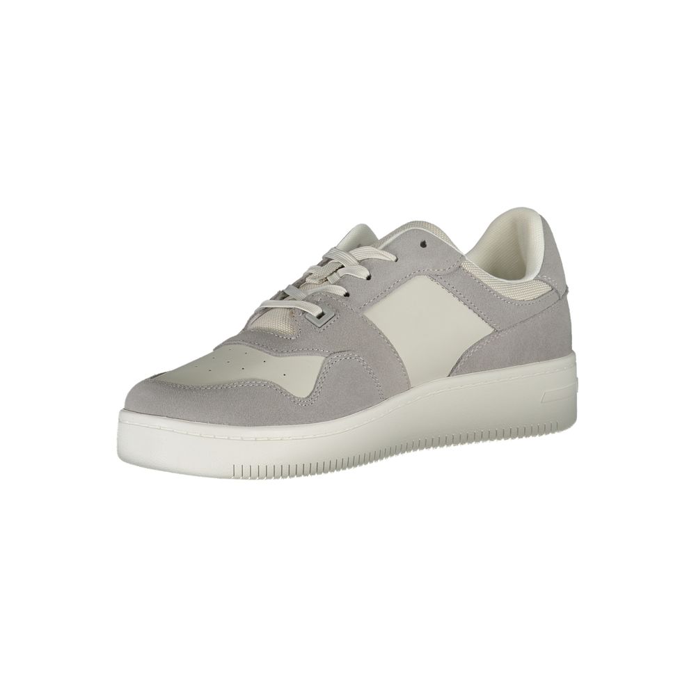 Tommy Hilfiger Grigio Pelle Men Sneaker