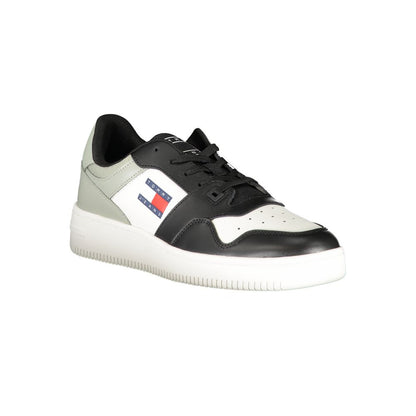 Tommy Hilfiger Nero Leather Men Sneaker