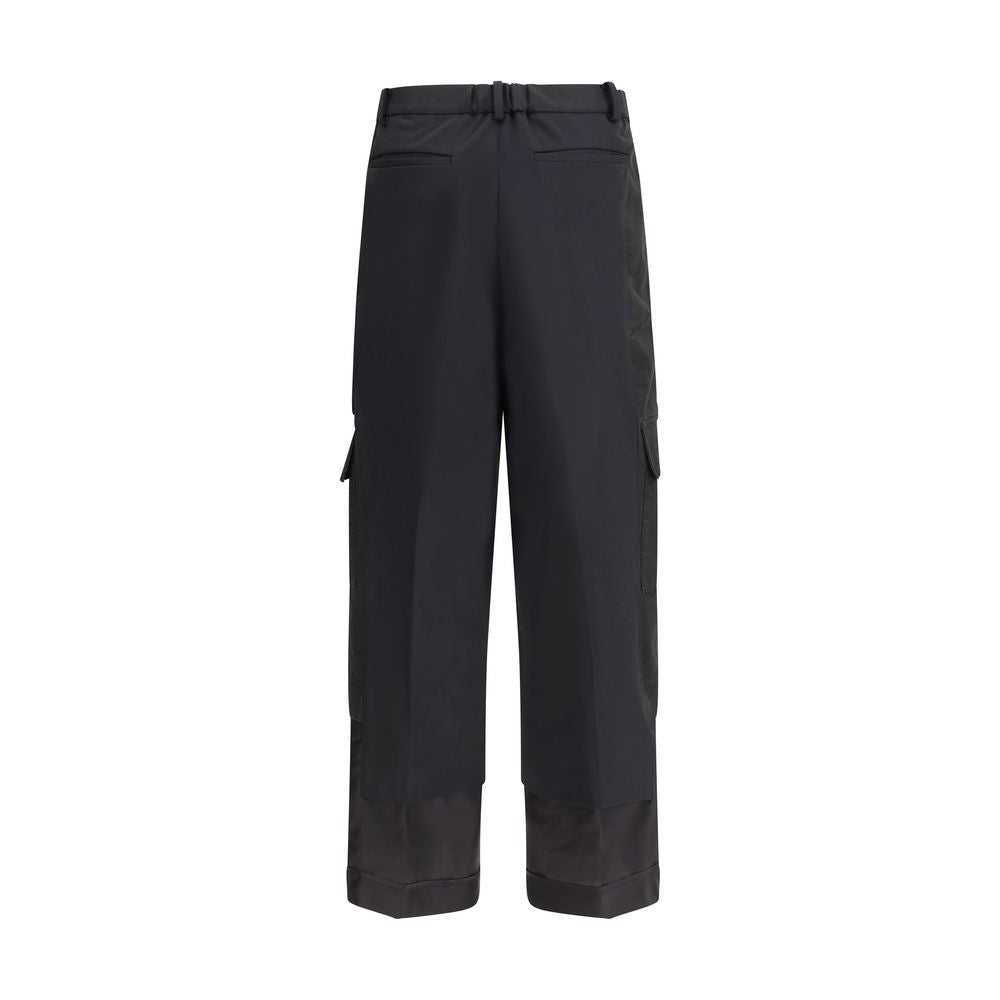 Undercover Black Polyester Cargo Pants Undercover