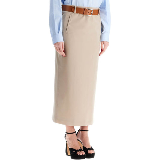 Moschino skirt with belt Skirts Moschino Gray