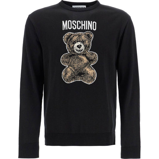 moschino teddy bear cotton t-shirt Knitwear Moschino Black
