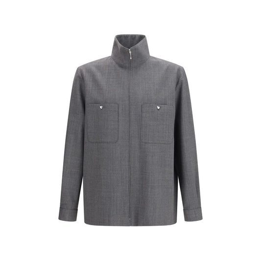 Valentino Gray Polyester Coat 1728,72470364320,Clothing,Coats - Jackets & Coats - Clothing,Gray,IT48 | M,IT50 | L,IT52 | XL,Jackets & Coats - Clothing,Men,New with tags,Valentino