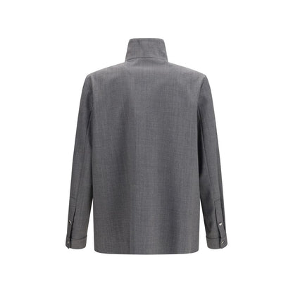 Valentino Gray Polyester Coat 1728,72470364320,Clothing,Coats - Jackets & Coats - Clothing,Gray,IT48 | M,IT50 | L,IT52 | XL,Jackets & Coats - Clothing,Men,New with tags,Valentino