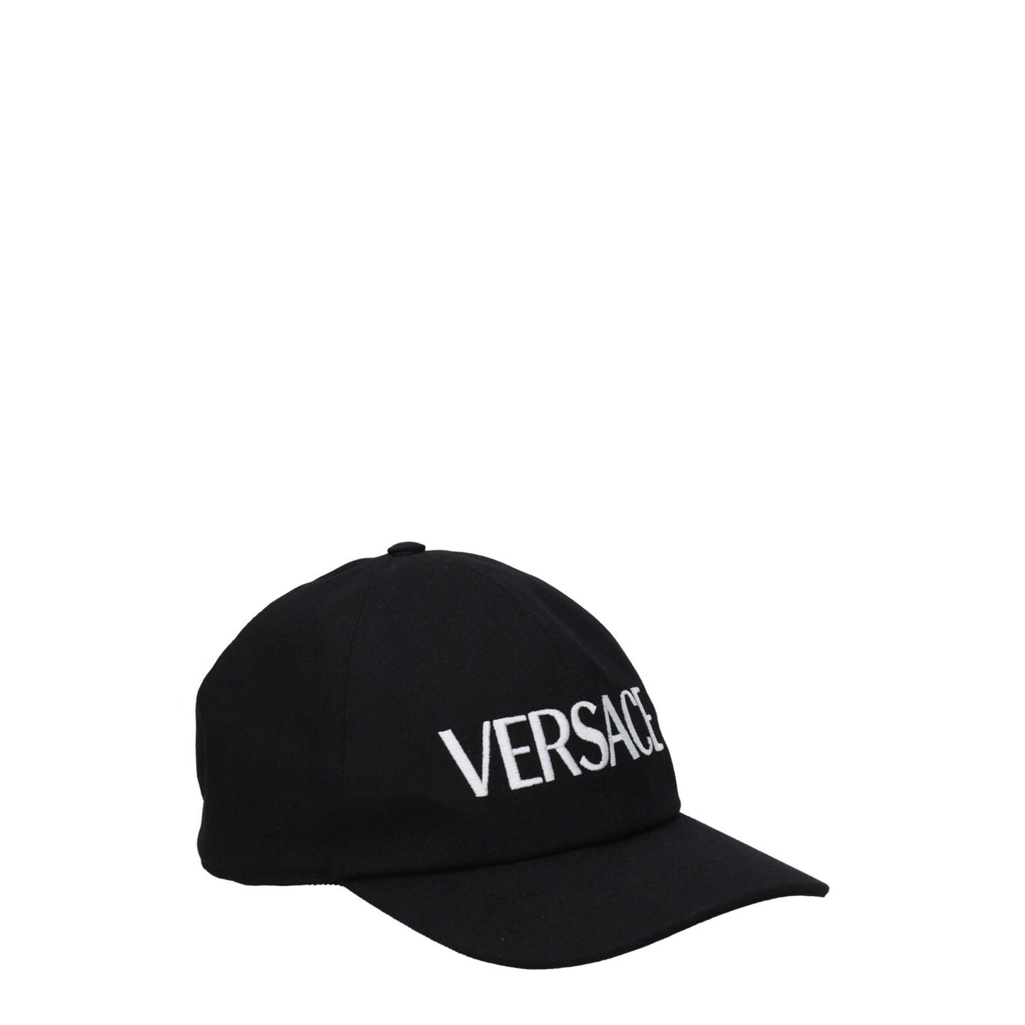 Versace Black Cotton Cap (Baseball Hat) Versace