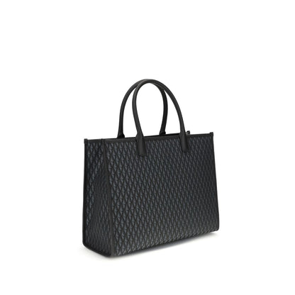 Versace Black Cotton Handbag Versace