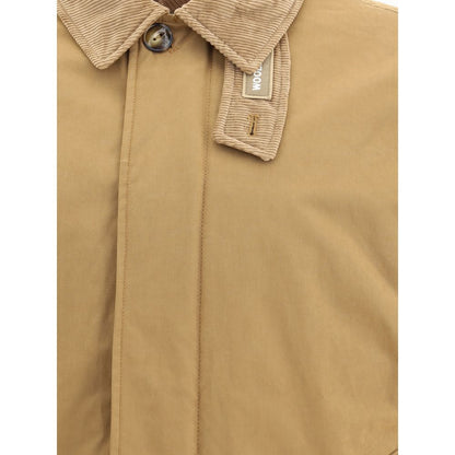 Woolrich Beige Polyester Coat Woolrich