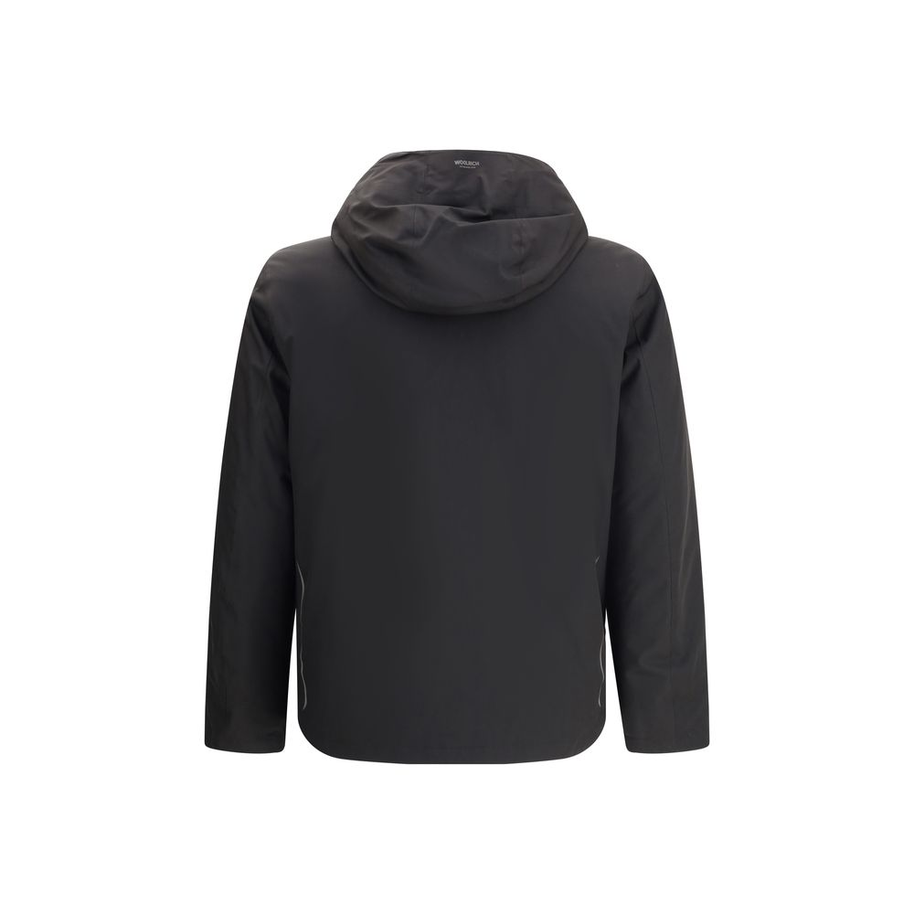 Woolrich Black Polyester Shell Jacket Woolrich