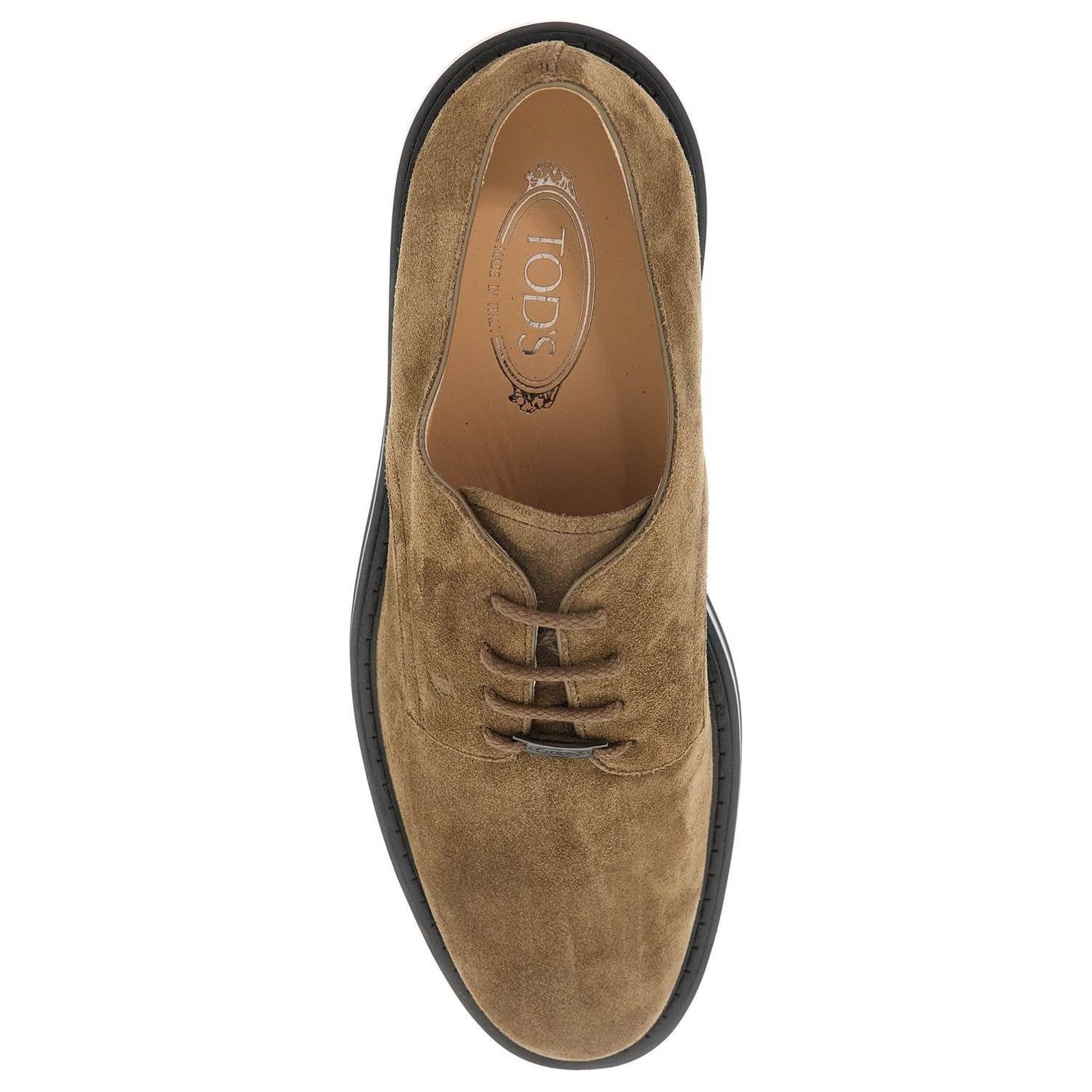 Tod's suede leather lace-up shoes