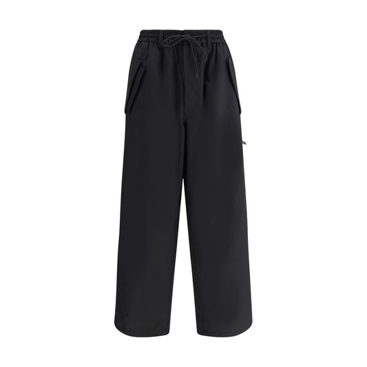 Y-3 Black Wool Casual Pants Y-3