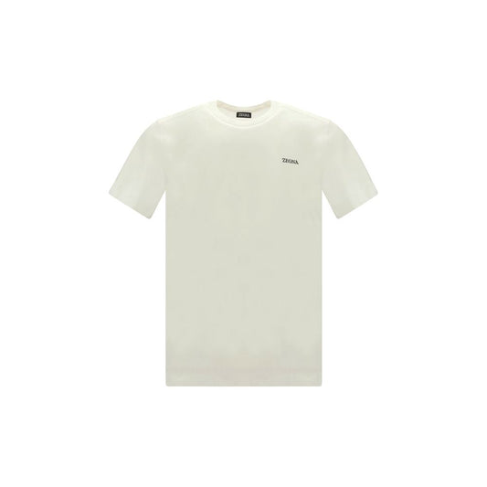 ZEGNA White Cotton T-Shirt ZEGNA